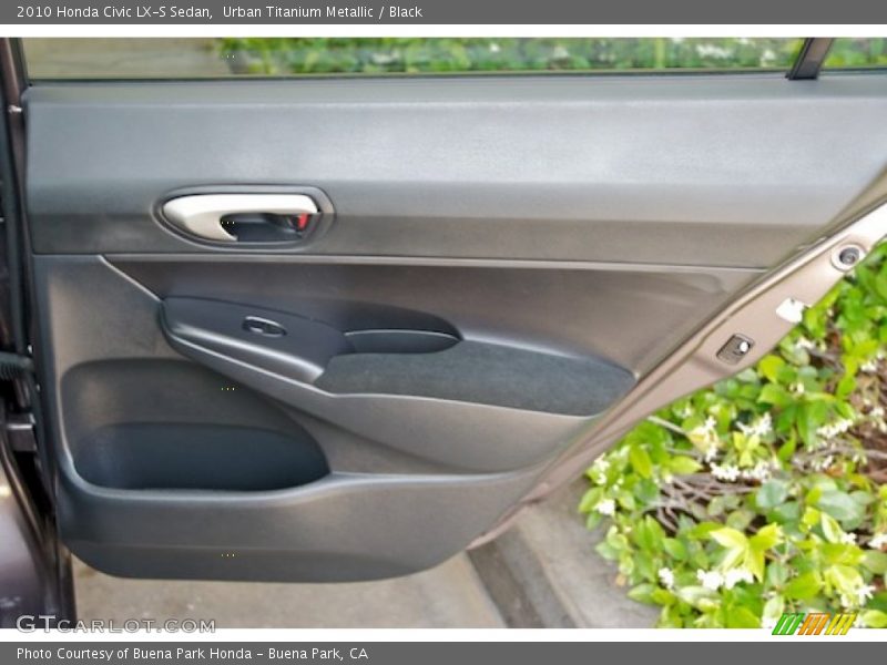 Urban Titanium Metallic / Black 2010 Honda Civic LX-S Sedan