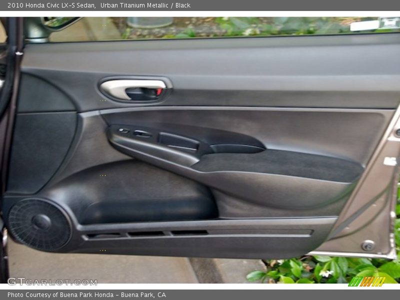 Urban Titanium Metallic / Black 2010 Honda Civic LX-S Sedan