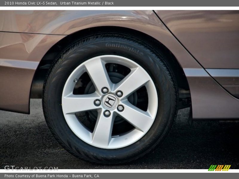 Urban Titanium Metallic / Black 2010 Honda Civic LX-S Sedan