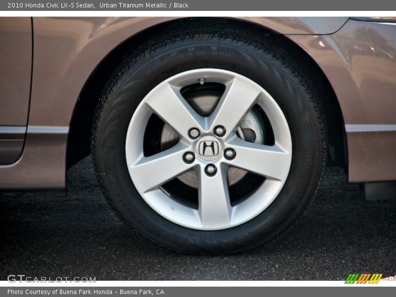 Urban Titanium Metallic / Black 2010 Honda Civic LX-S Sedan
