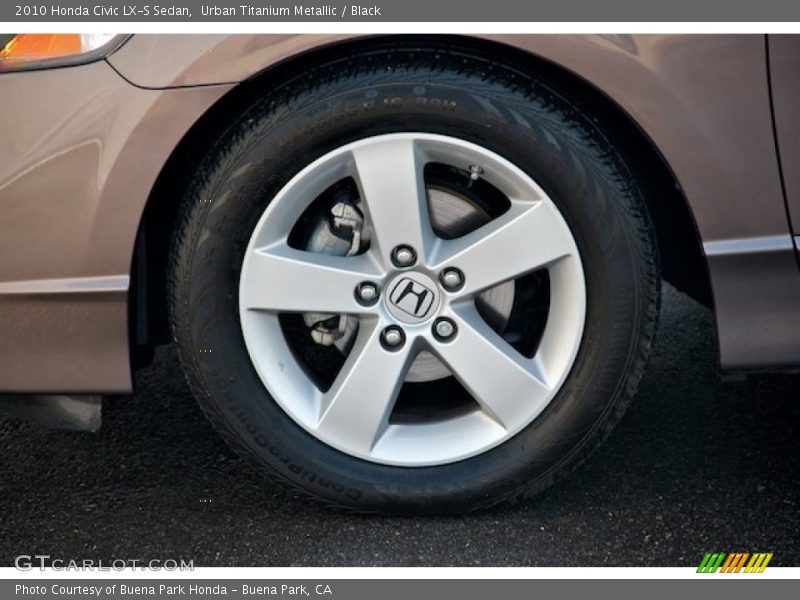 Urban Titanium Metallic / Black 2010 Honda Civic LX-S Sedan
