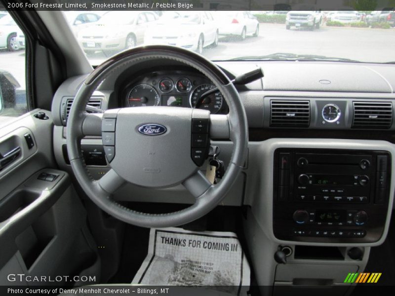 Smokestone Metallic / Pebble Beige 2006 Ford Freestar Limited