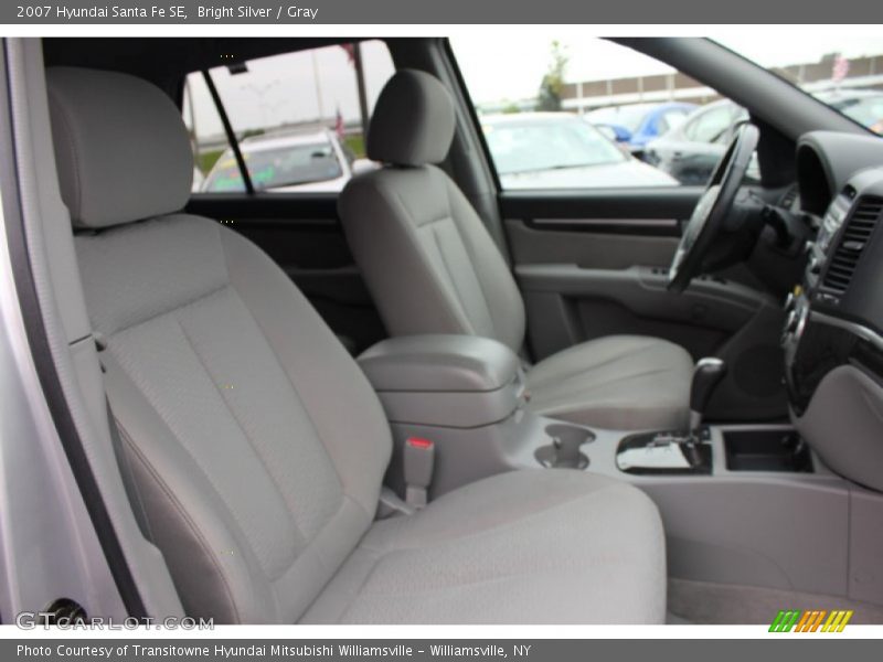 Bright Silver / Gray 2007 Hyundai Santa Fe SE
