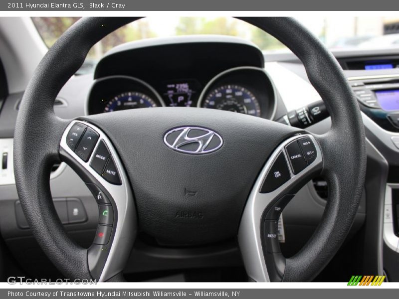 Black / Gray 2011 Hyundai Elantra GLS