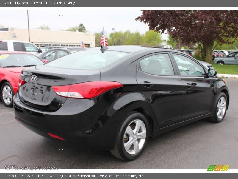 Black / Gray 2011 Hyundai Elantra GLS