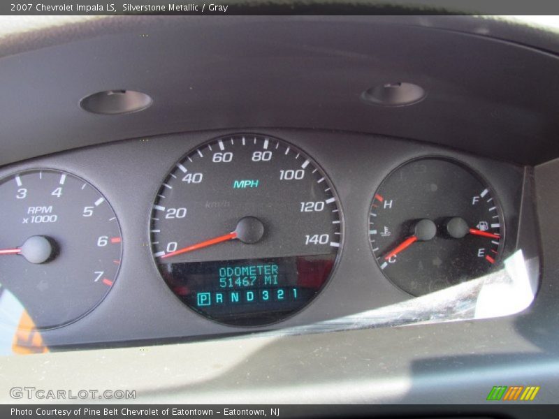 Silverstone Metallic / Gray 2007 Chevrolet Impala LS