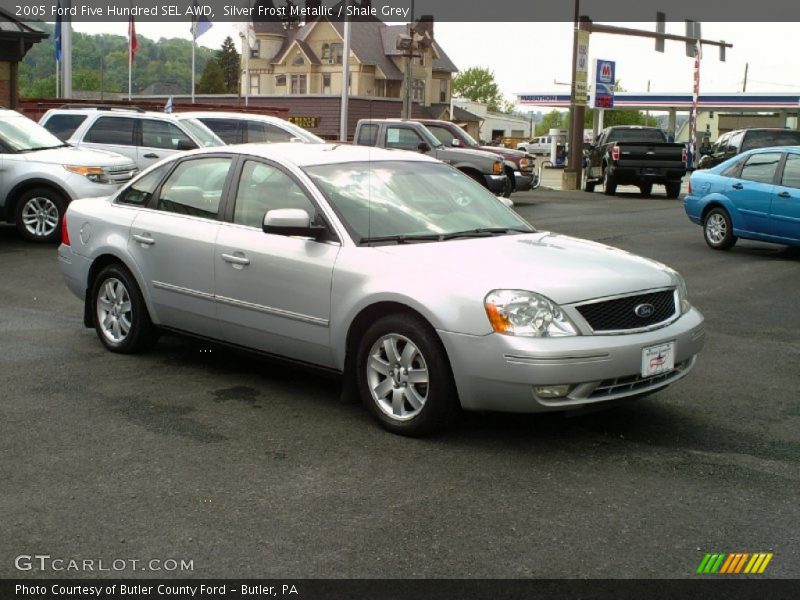 Silver Frost Metallic / Shale Grey 2005 Ford Five Hundred SEL AWD