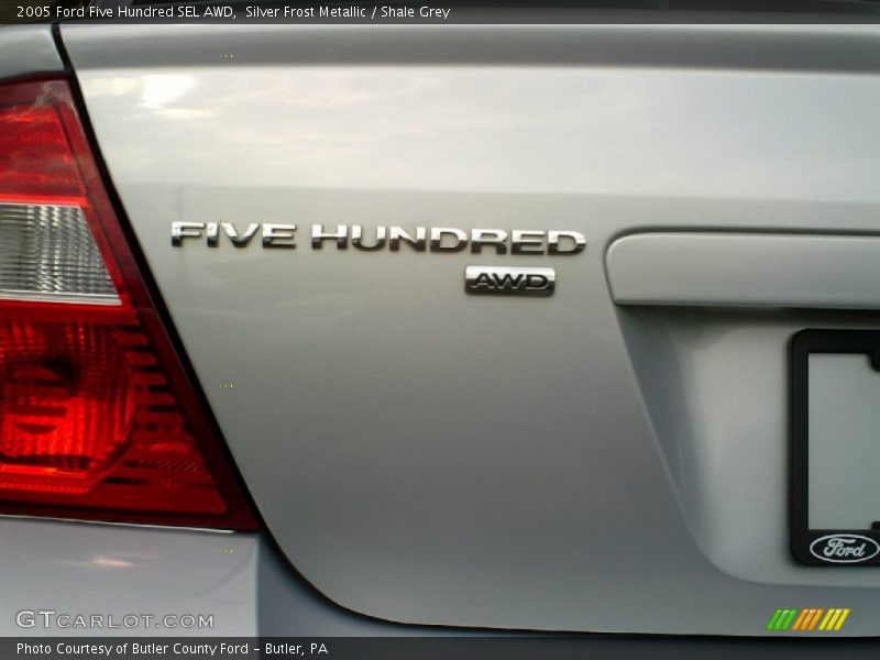 Silver Frost Metallic / Shale Grey 2005 Ford Five Hundred SEL AWD