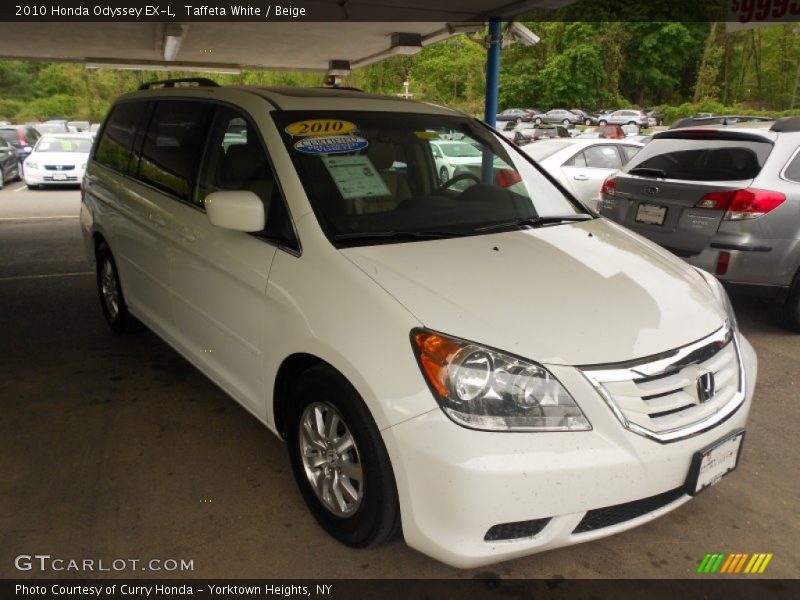 Taffeta White / Beige 2010 Honda Odyssey EX-L