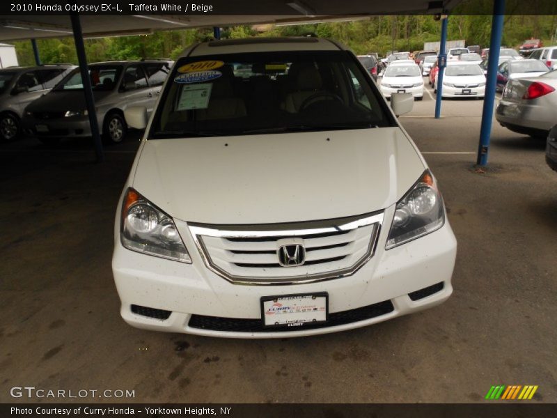 Taffeta White / Beige 2010 Honda Odyssey EX-L