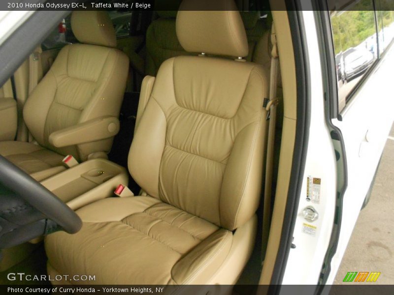 Taffeta White / Beige 2010 Honda Odyssey EX-L