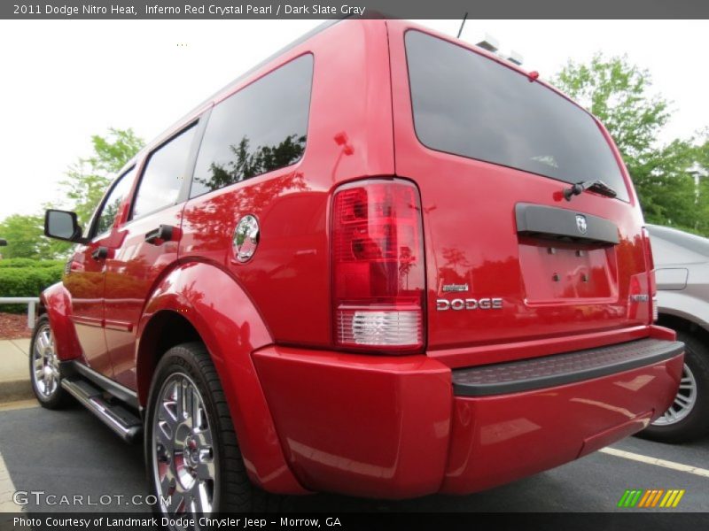 Inferno Red Crystal Pearl / Dark Slate Gray 2011 Dodge Nitro Heat