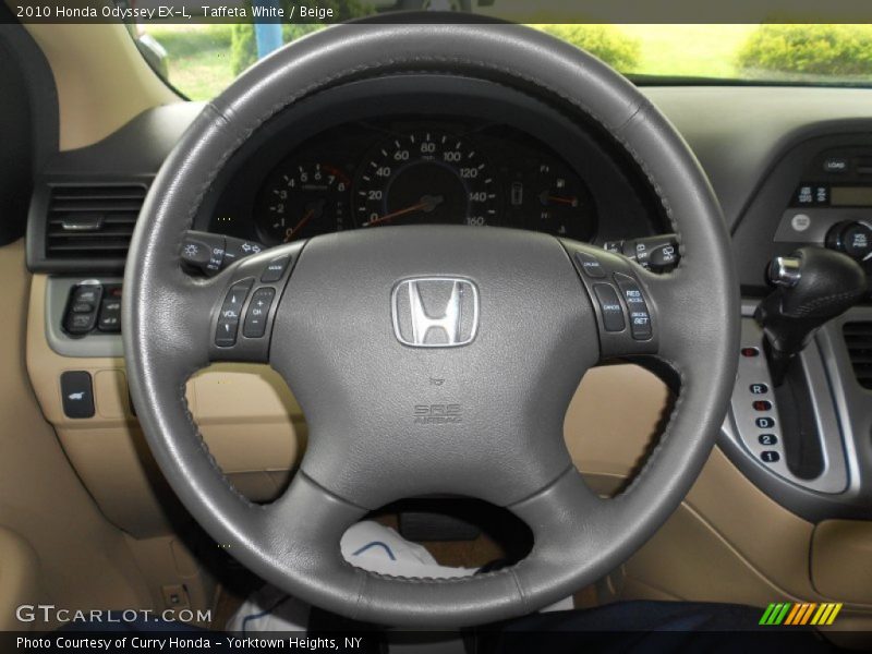 Taffeta White / Beige 2010 Honda Odyssey EX-L
