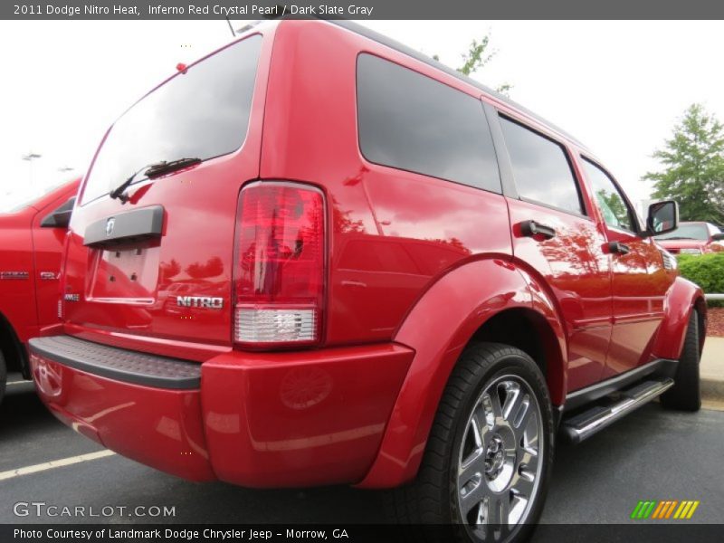 Inferno Red Crystal Pearl / Dark Slate Gray 2011 Dodge Nitro Heat