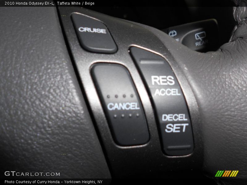 Taffeta White / Beige 2010 Honda Odyssey EX-L