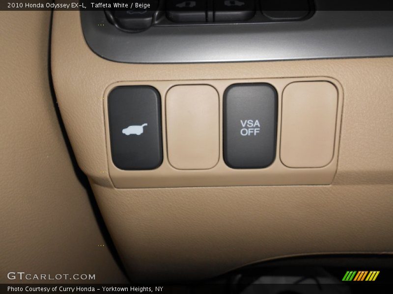 Taffeta White / Beige 2010 Honda Odyssey EX-L
