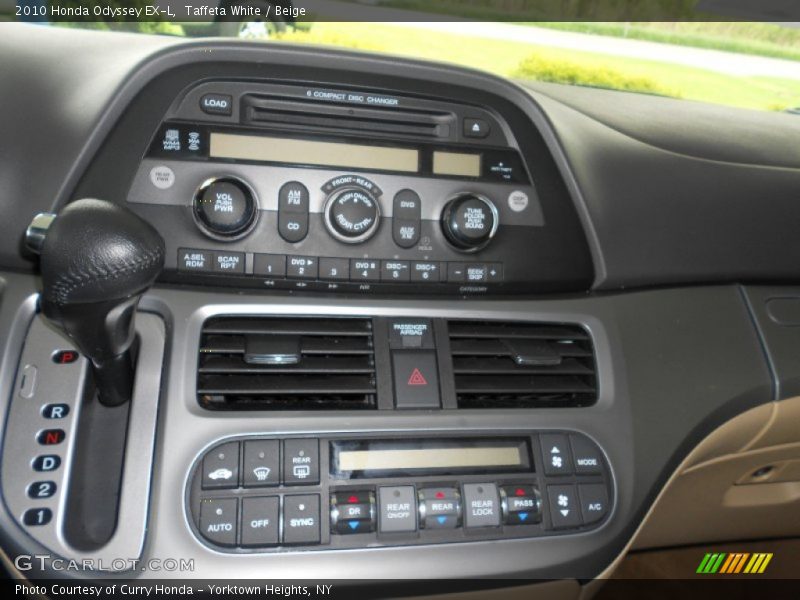 Taffeta White / Beige 2010 Honda Odyssey EX-L