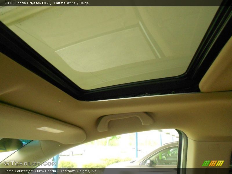 Taffeta White / Beige 2010 Honda Odyssey EX-L