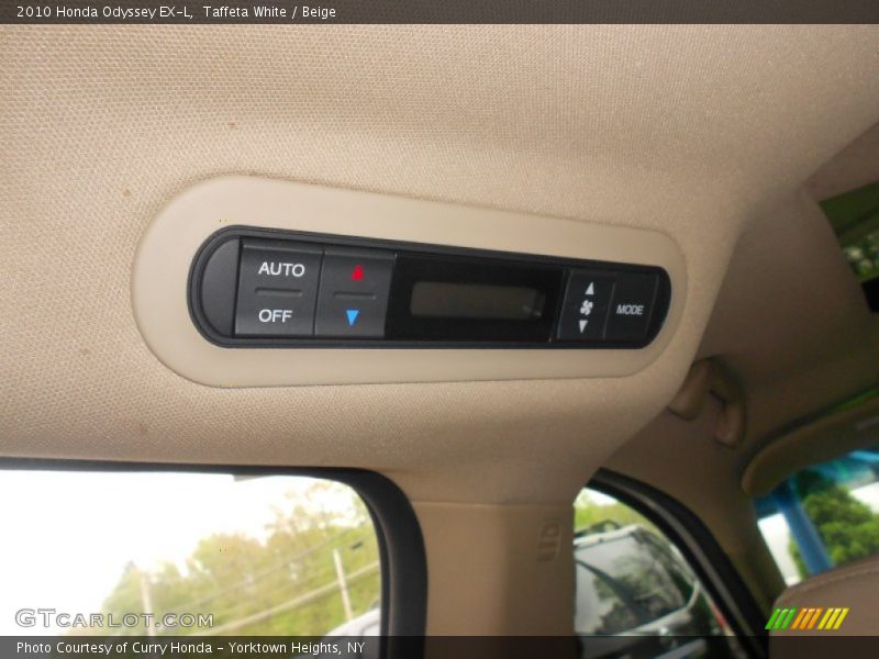 Taffeta White / Beige 2010 Honda Odyssey EX-L
