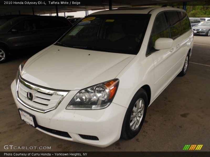 Taffeta White / Beige 2010 Honda Odyssey EX-L