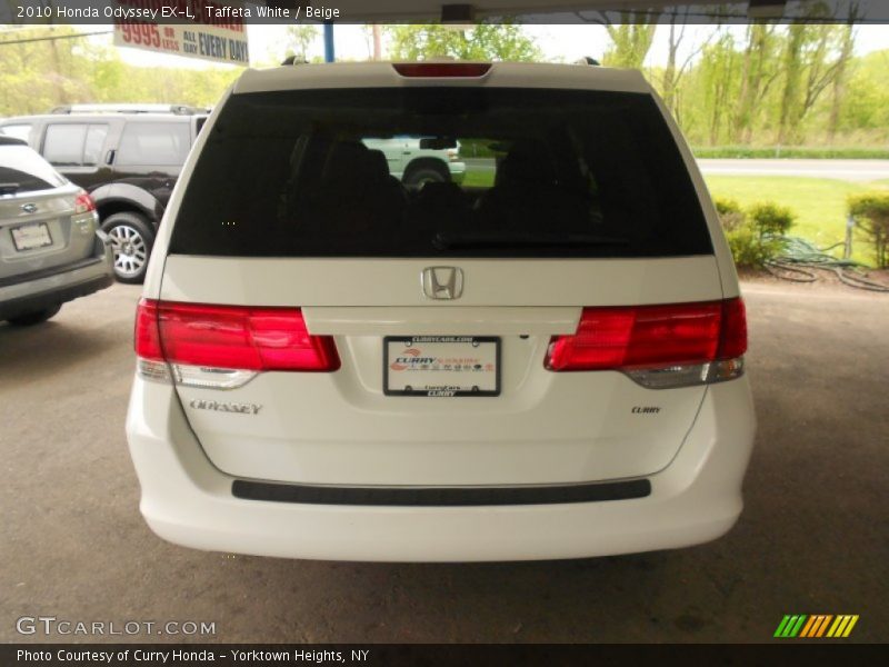 Taffeta White / Beige 2010 Honda Odyssey EX-L