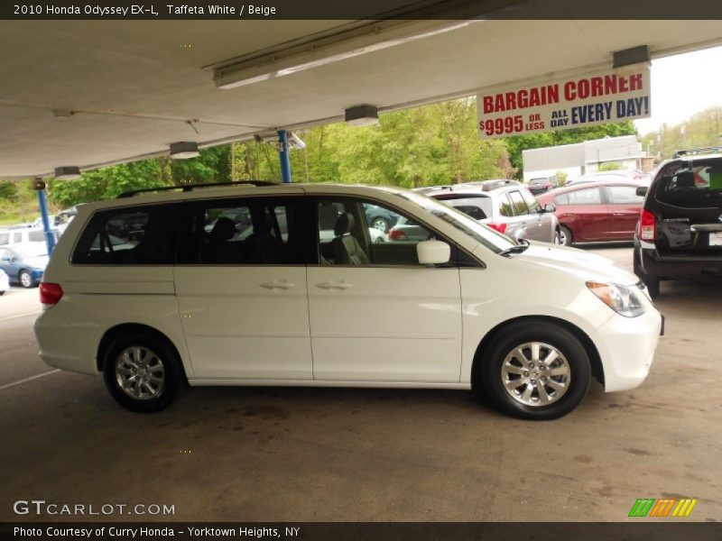 Taffeta White / Beige 2010 Honda Odyssey EX-L