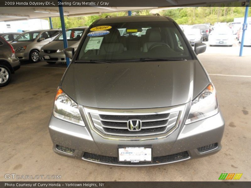 Sterling Gray Metallic / Gray 2009 Honda Odyssey EX-L