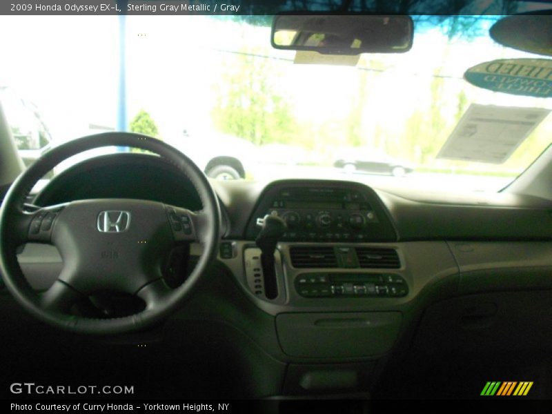 Sterling Gray Metallic / Gray 2009 Honda Odyssey EX-L