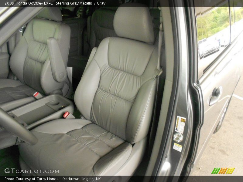 Sterling Gray Metallic / Gray 2009 Honda Odyssey EX-L