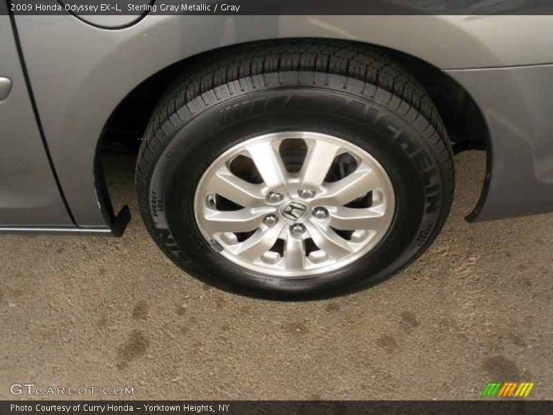 Sterling Gray Metallic / Gray 2009 Honda Odyssey EX-L