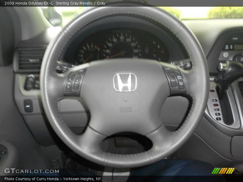 Sterling Gray Metallic / Gray 2009 Honda Odyssey EX-L