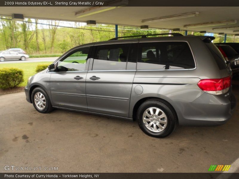 Sterling Gray Metallic / Gray 2009 Honda Odyssey EX-L