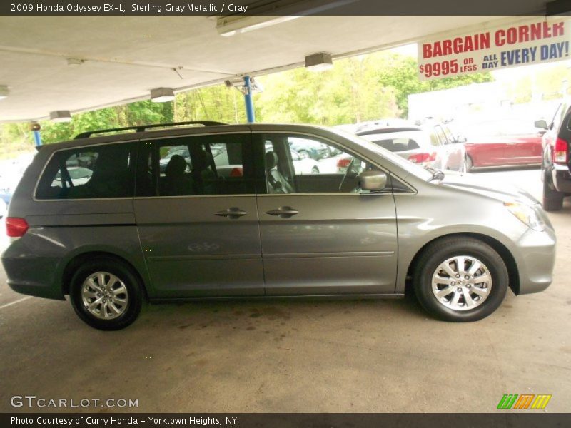 Sterling Gray Metallic / Gray 2009 Honda Odyssey EX-L