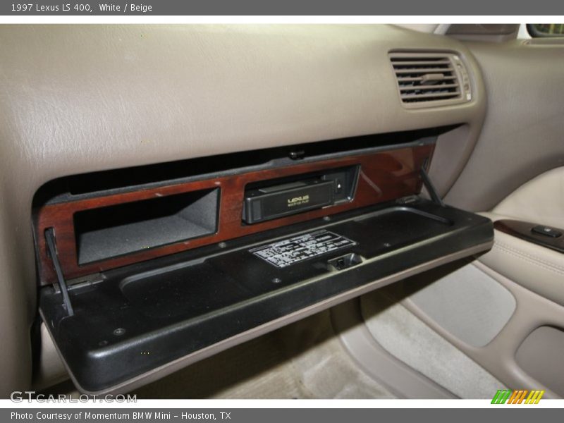White / Beige 1997 Lexus LS 400
