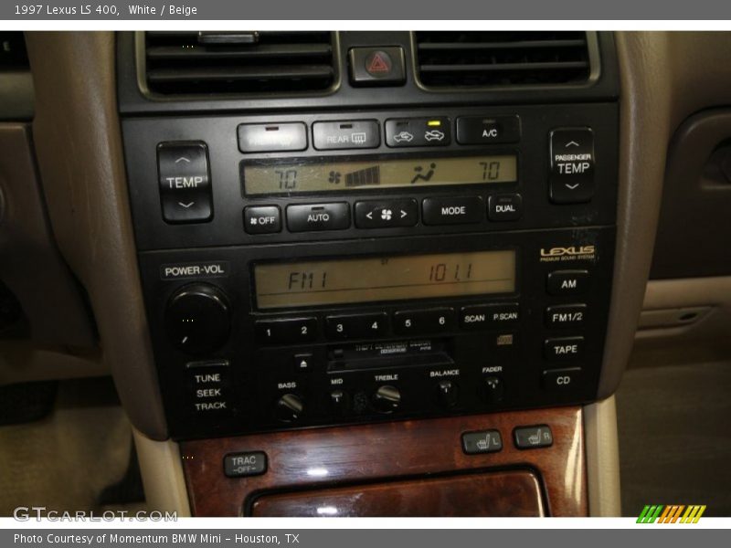 White / Beige 1997 Lexus LS 400