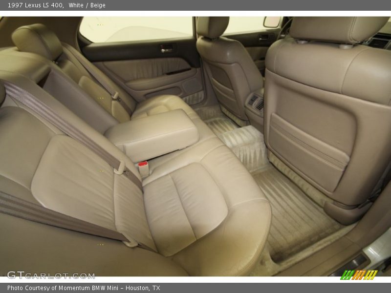 White / Beige 1997 Lexus LS 400