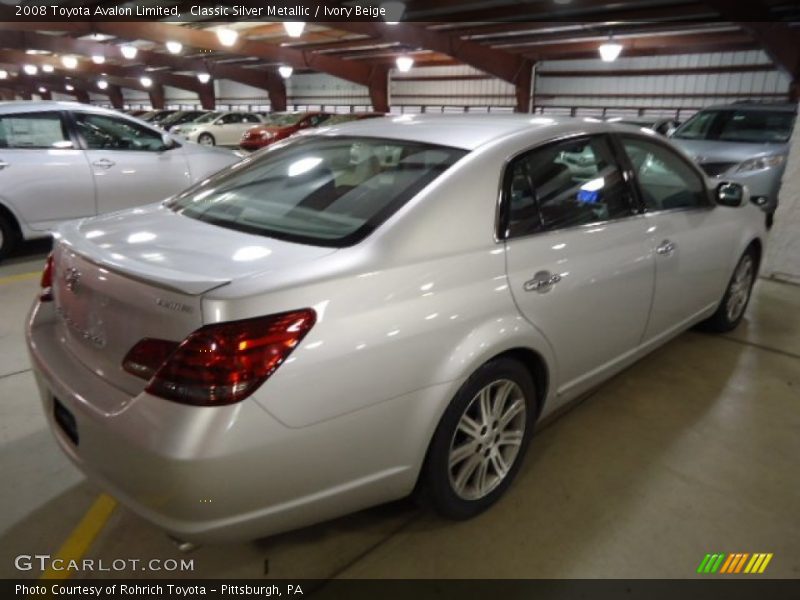 Classic Silver Metallic / Ivory Beige 2008 Toyota Avalon Limited