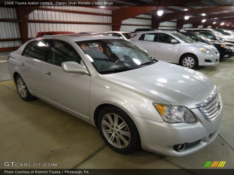 Classic Silver Metallic / Ivory Beige 2008 Toyota Avalon Limited