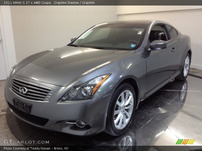 Front 3/4 View of 2011 G 37 x AWD Coupe