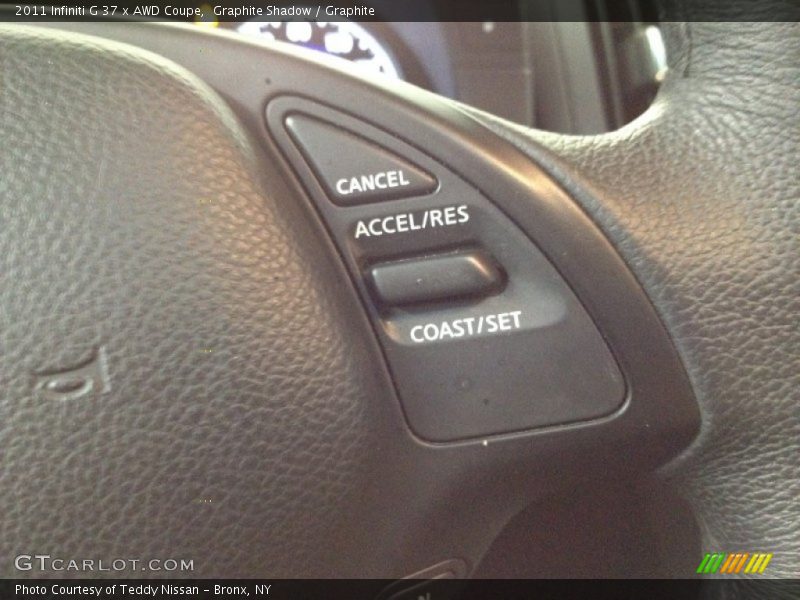 Graphite Shadow / Graphite 2011 Infiniti G 37 x AWD Coupe