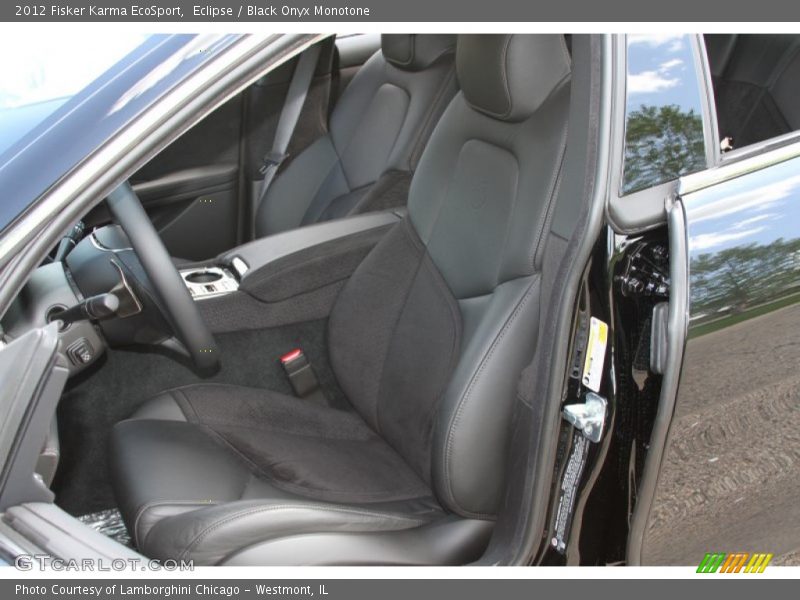 Front Seat of 2012 Karma EcoSport