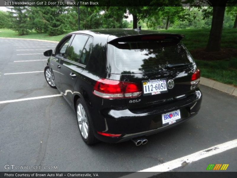 Black / Titan Black 2011 Volkswagen Golf 2 Door TDI