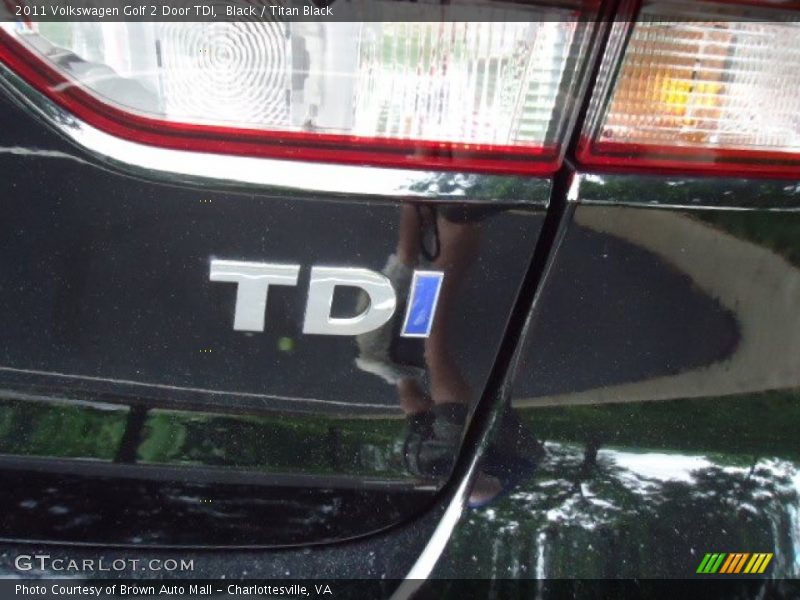 Black / Titan Black 2011 Volkswagen Golf 2 Door TDI