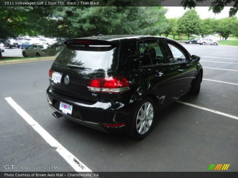 Black / Titan Black 2011 Volkswagen Golf 2 Door TDI