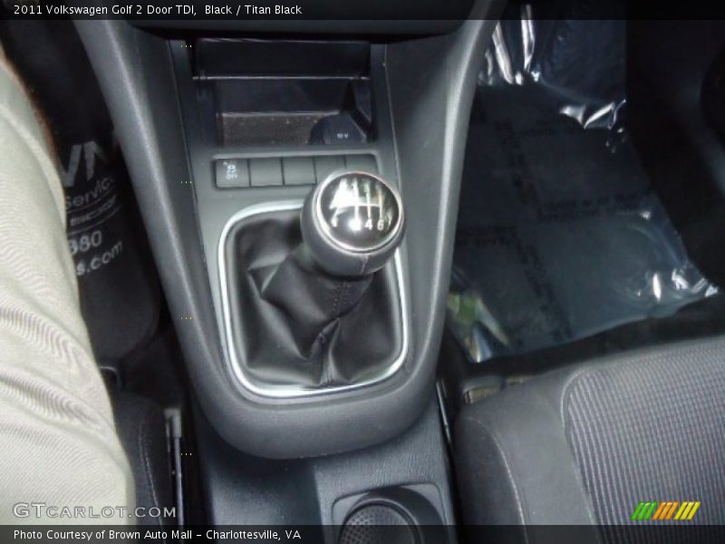 Black / Titan Black 2011 Volkswagen Golf 2 Door TDI