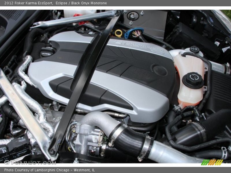  2012 Karma EcoSport Engine - 2 x 479ft-lbs Plug-In Electric Motor/2.0 Liter DFI Turbocharged DOHC 16-Valve VVT 4 Cylinder Range Extending