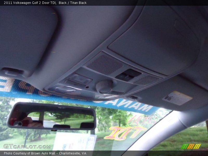 Black / Titan Black 2011 Volkswagen Golf 2 Door TDI