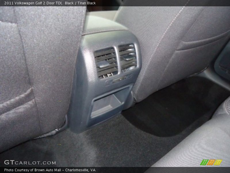 Black / Titan Black 2011 Volkswagen Golf 2 Door TDI