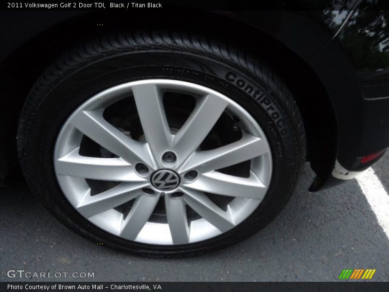 Black / Titan Black 2011 Volkswagen Golf 2 Door TDI