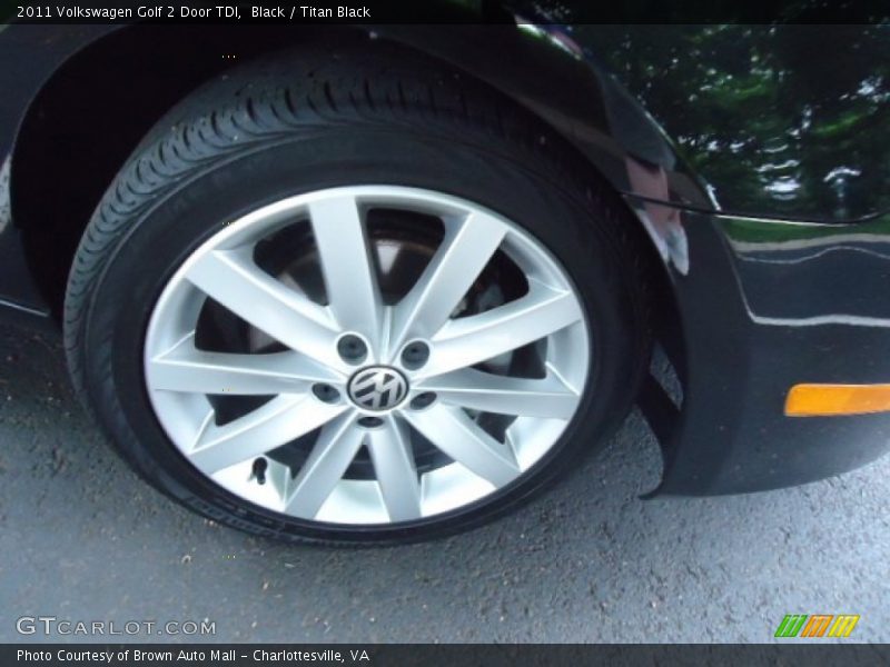 Black / Titan Black 2011 Volkswagen Golf 2 Door TDI